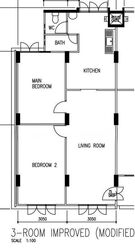 Blk 303 Chuan Village (Serangoon), HDB 3 Rooms #634687571